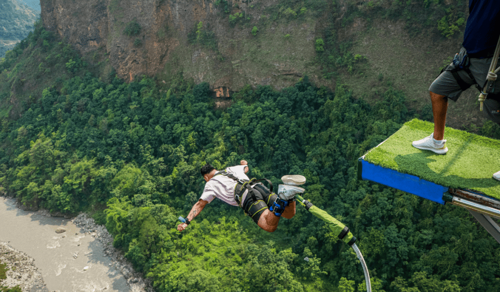 Bungee Jumping in Manali