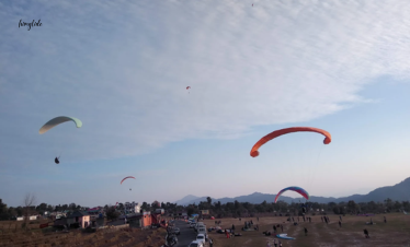 Paragliding Landing Site, Bir