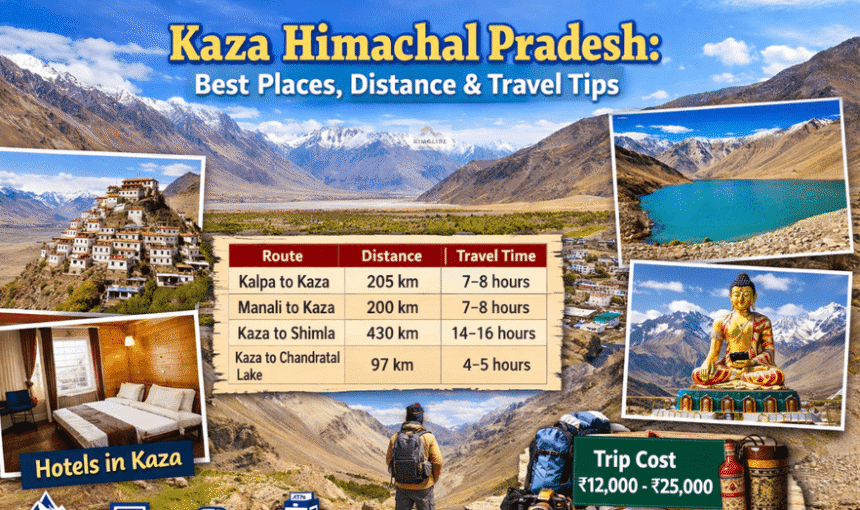 Kaza Himachal Pradesh: Places to Visit in Kaza Spiti Valley