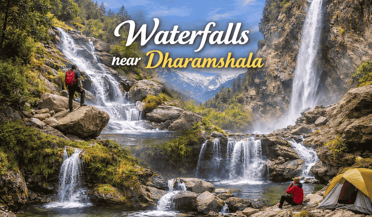 Hidden waterfalls near Dharamshala